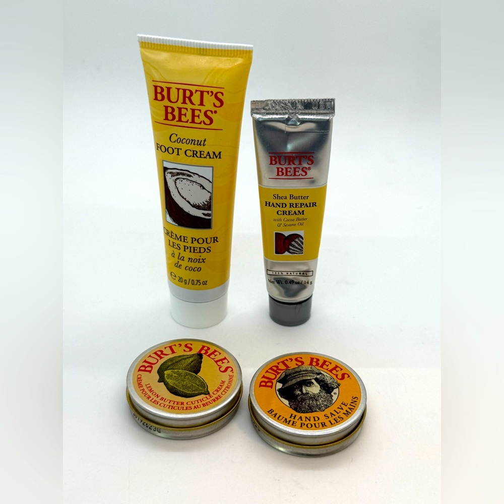 Burt's Bees Hand Salve & Lemon Butter Cuticle, Shea B Hand & Coconut Foot Cream